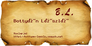 Bottyán László névjegykártya