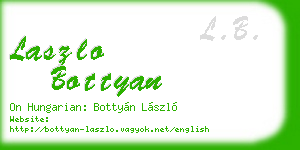laszlo bottyan business card